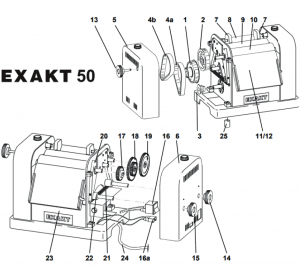 Exakt 50 Parts Diagram